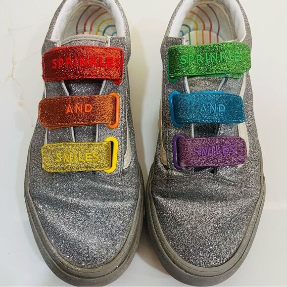 Vans Flour Shop x Old school V “silver rainbow” in Metallic - Picture 9 of 13